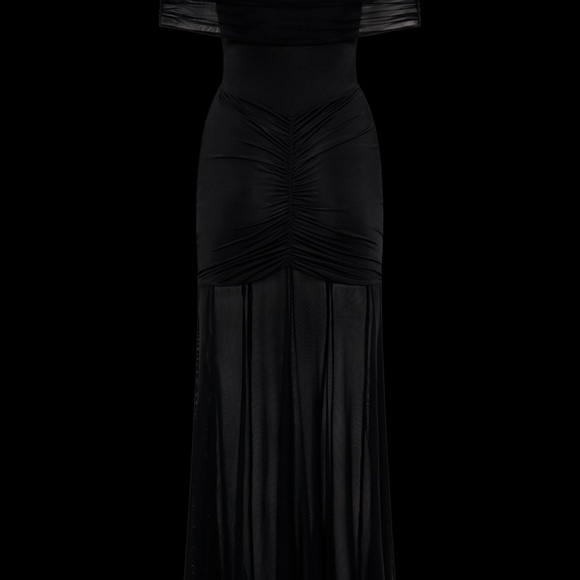 Meshki Black Maxi Dress - Picture 4 of 5